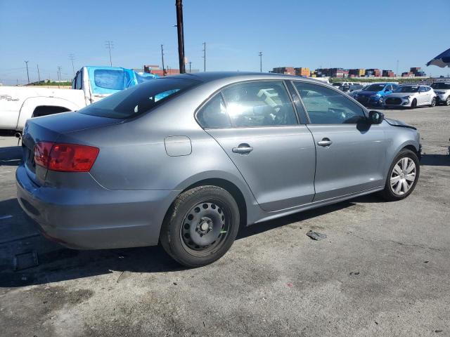 3VW2K7AJ8CM392260 - 2012 VOLKSWAGEN JETTA BASE GRAY photo 3