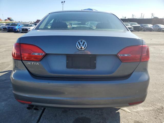 3VW2K7AJ8CM392260 - 2012 VOLKSWAGEN JETTA BASE GRAY photo 6