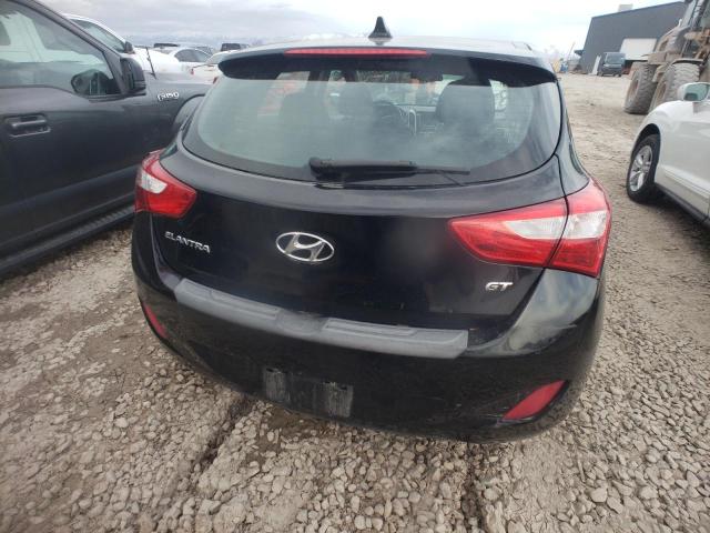 KMHD35LE1DU106268 - 2013 HYUNDAI ELANTRA GT BLACK photo 6