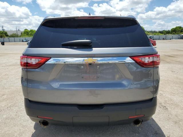 1GNERFKW3KJ146008 - 2019 CHEVROLET TRAVERSE LS GRAY photo 6