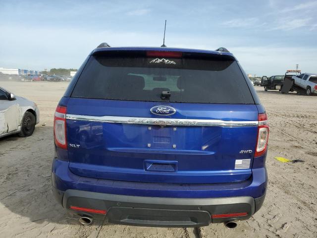 1FM5KED89FGA28387 - 2015 FORD EXPLORER X BLUE photo 6