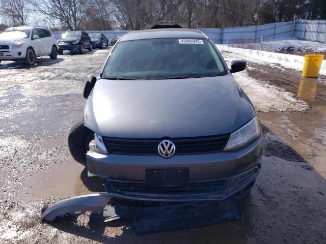 3VW2K7AJ8CM335444 - 2012 VOLKSWAGEN JETTA BASE 灰色 照片 5