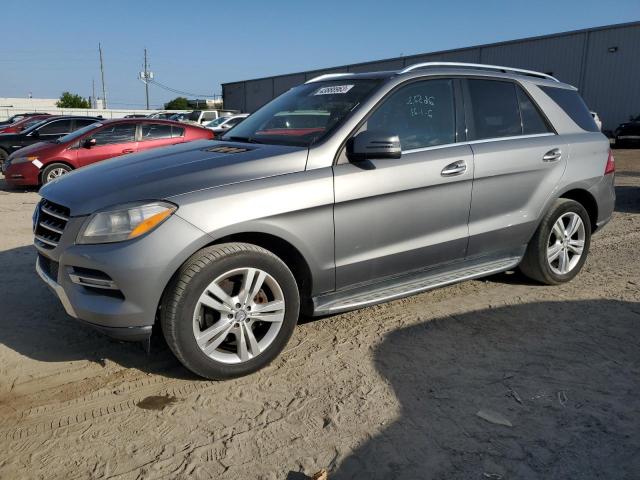 4JGDA5HB2CA036901 - 2012 MERCEDES-BENZ ML 350 4MATIC GRAY photo 1