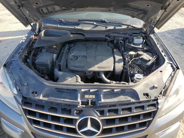 4JGDA5HB2CA036901 - 2012 MERCEDES-BENZ ML 350 4MATIC GRAY photo 12