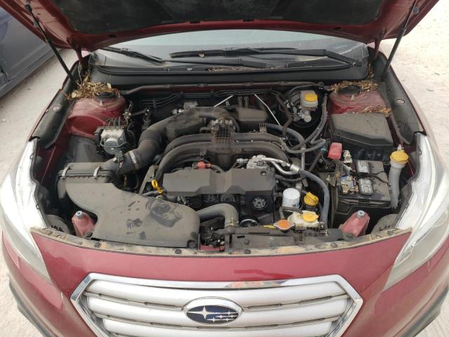 4S4BSBAC3G3321428 - 2016 SUBARU OUTBACK 2.5I BURGUNDY photo 12