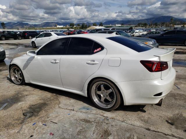 JTHBF5C20C5169006 - 2012 LEXUS IS 250 WHITE photo 2