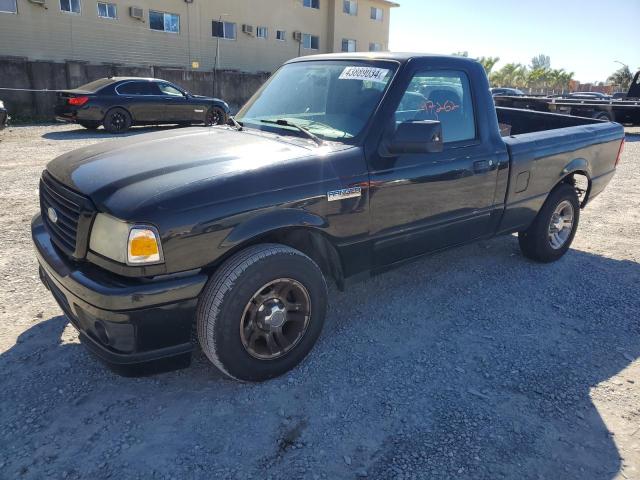 1FTYR10U66PA37605 - 2006 FORD RANGER BLACK photo 1