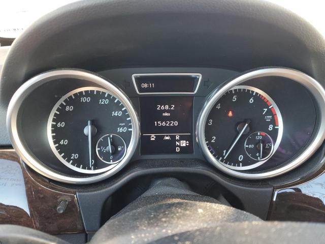 4JGDA5HB1CA074829 - 2012 MERCEDES-BENZ ML 350 4MATIC SILVER photo 9