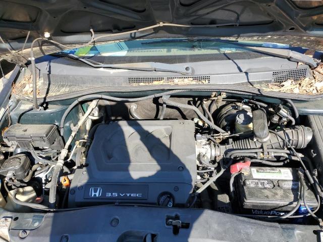 2HKRL18661H595275 - 2001 HONDA ODYSSEY EX GREEN photo 12