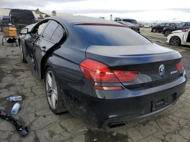 WBA6D4C56GD977477 - 2016 BMW 650 I GRAN COUPE BLACK photo 2