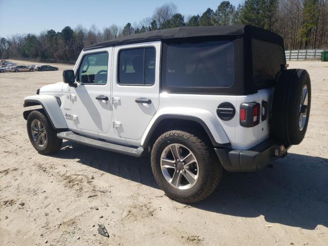 1C4HJXEN4JW327951 - 2018 JEEP WRANGLER U SAHARA WHITE photo 2