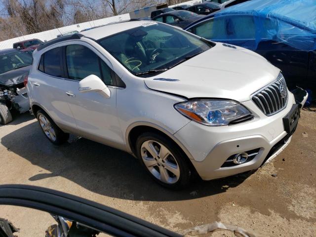 KL4CJDSB1FB121143 - 2015 BUICK ENCORE PREMIUM WHITE photo 4