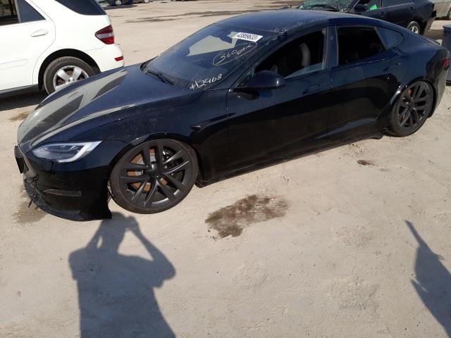 5YJSA1E63MF435675 - 2021 TESLA MODEL S Qara foto 1
