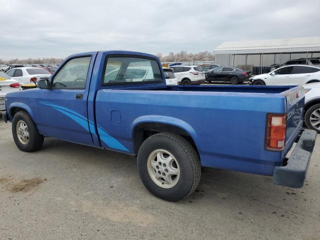 1B7FL26X0SW909180 - 1995 DODGE DAKOTA BLUE photo 2