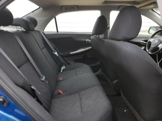 1NXBU4EE4AZ244586 - 2010 TOYOTA COROLLA BASE BLUE photo 10