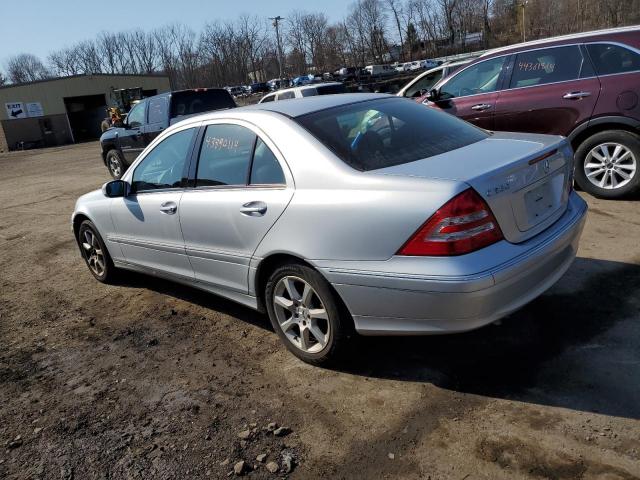 WDBRF92H27F841062 - 2007 MERCEDES-BENZ C 280 4MATIC SILVER photo 2