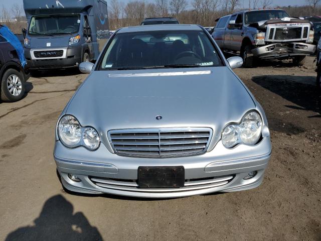 WDBRF92H27F841062 - 2007 MERCEDES-BENZ C 280 4MATIC SILVER photo 5