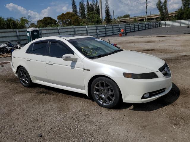 19UUA765X7A032759 - 2007 ACURA TL TYPE S WHITE photo 4