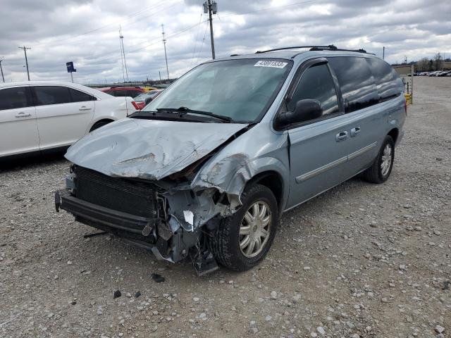 2C4GP54L25R433456 - 2005 CHRYSLER TOWN & COU TOURING 蓝色 照片 1