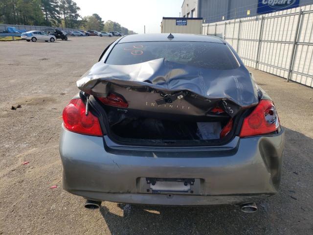 JN1CV6AR2FM523166 - 2015 INFINITI Q40 GRAY photo 6