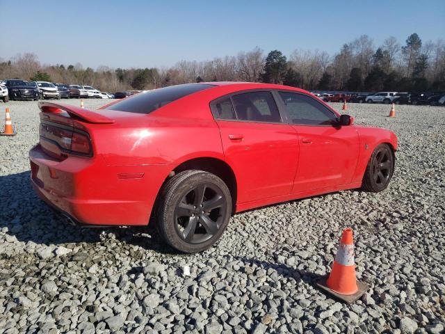 2C3CDXCT3EH162423 - 2014 DODGE CHARGER R/T RED photo 3