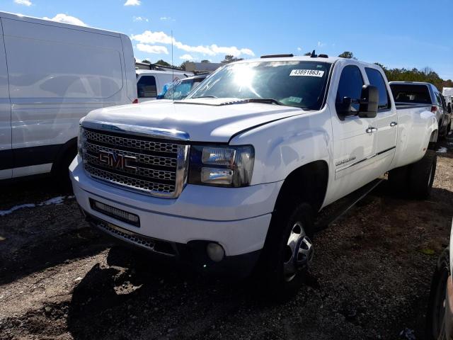 1GT426C88EF154962 - 2014 GMC SIERRA K3500 DENALI WHITE photo 2