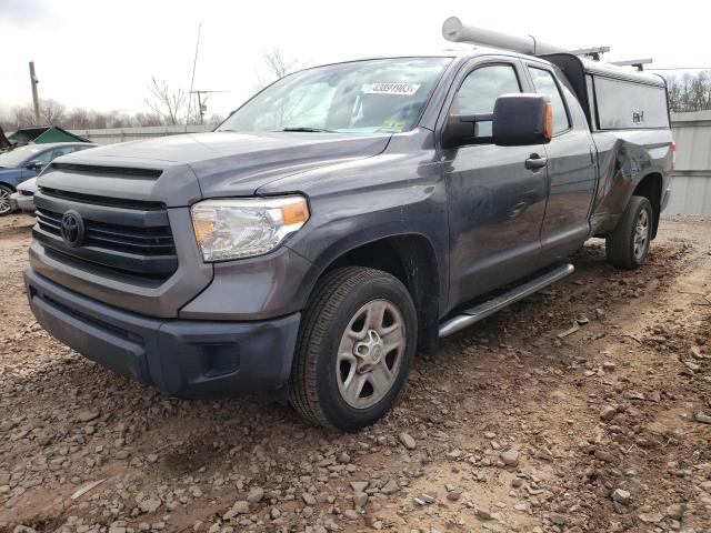 5TFCY5F18EX016688 - 2014 TOYOTA TUNDRA DOUBLE CAB SR/SR5 GRAY photo 1