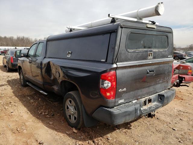 5TFCY5F18EX016688 - 2014 TOYOTA TUNDRA DOUBLE CAB SR/SR5 GRAY photo 2