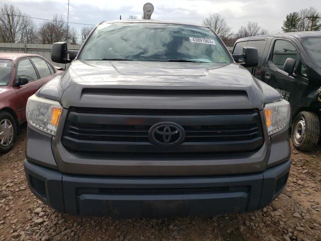 5TFCY5F18EX016688 - 2014 TOYOTA TUNDRA DOUBLE CAB SR/SR5 GRAY photo 5