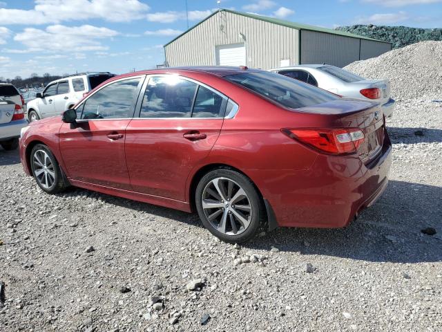 4S3BNBN61F3050545 - 2015 SUBARU LEGACY 2.5I LIMITED RED photo 2