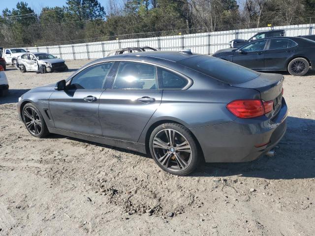 WBA4B1C56FD955277 - 2015 BMW 435 I GRAN COUPE GRAY photo 2