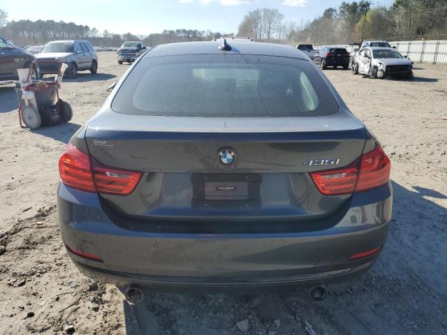 WBA4B1C56FD955277 - 2015 BMW 435 I GRAN COUPE GRAY photo 6