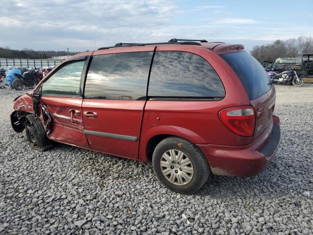 1A4GP45R46B717923 - 2006 CHRYSLER TOWN & COU წითელი ფოტო 2