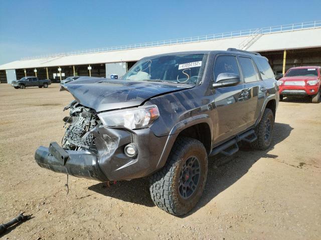 JTEPU5JR7M5882544 - 2021 TOYOTA 4RUNNER SR5/SR5 PREMIUM GRAY photo 2