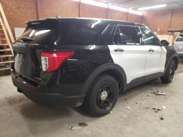 1FM5K8AB2MGC01017 - 2021 FORD EXPLORER POLICE INTERCEPTOR BLACK photo 3