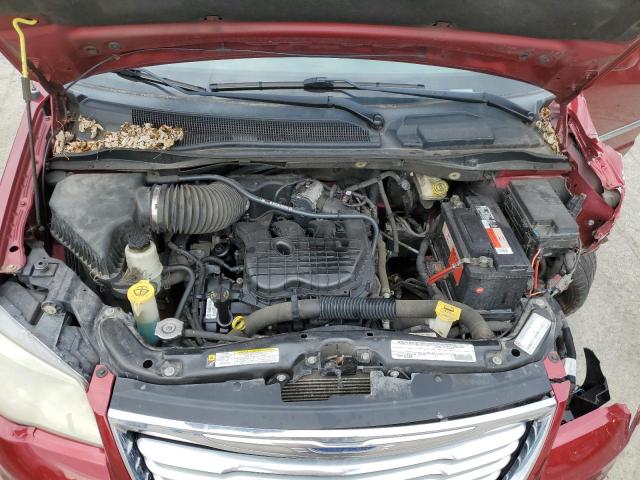 2A4RR5DG3BR623214 - 2011 CHRYSLER TOWN & COU TOURING RED photo 12