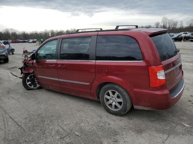2A4RR5DG3BR623214 - 2011 CHRYSLER TOWN & COU TOURING RED photo 2