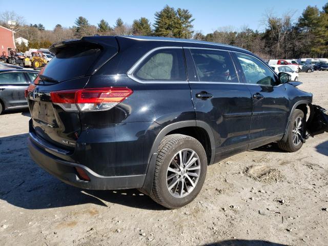 5TDJZRFH4JS489206 - 2018 TOYOTA HIGHLANDER SE BLACK photo 3