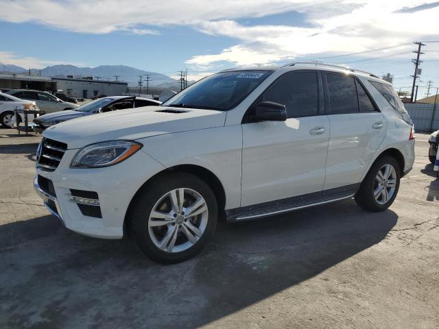 4JGDA5HB5DA240724 - 2013 MERCEDES-BENZ ML 350 4MATIC WHITE photo 1