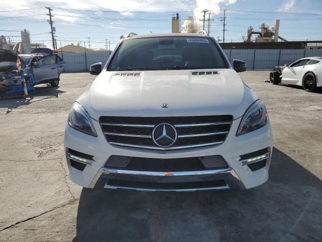 4JGDA5HB5DA240724 - 2013 MERCEDES-BENZ ML 350 4MATIC WHITE photo 5