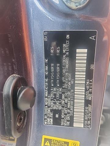 5TDJKRFHXFS172218 - 2015 TOYOTA HIGHLANDER XLE BLUE photo 14