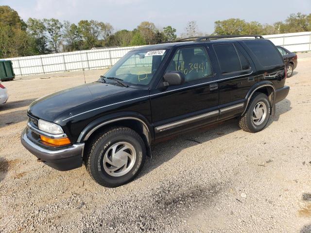 1GNDT13W0Y2100623 - 2000 CHEVROLET BLAZER BLACK photo 1