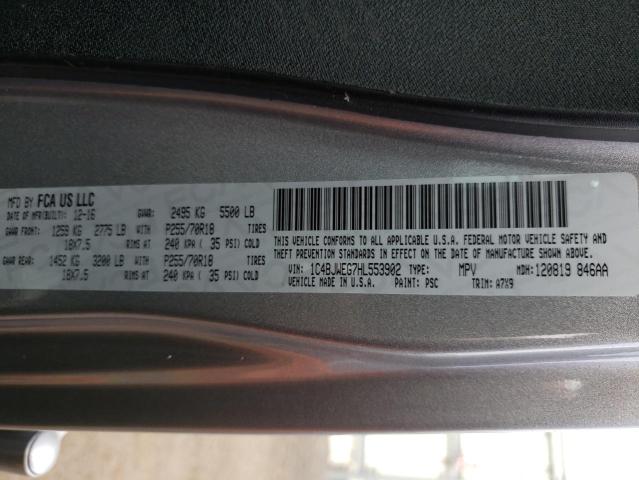 1C4BJWEG7HL553902 - 2017 JEEP WRANGLER U SAHARA SILVER photo 13