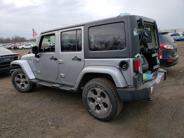 1C4BJWEG7HL553902 - 2017 JEEP WRANGLER U SAHARA SILVER photo 2