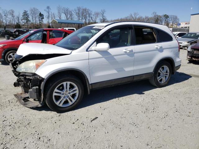 5J6RE3H78AL025301 - 2010 HONDA CR-V EXL WHITE photo 1