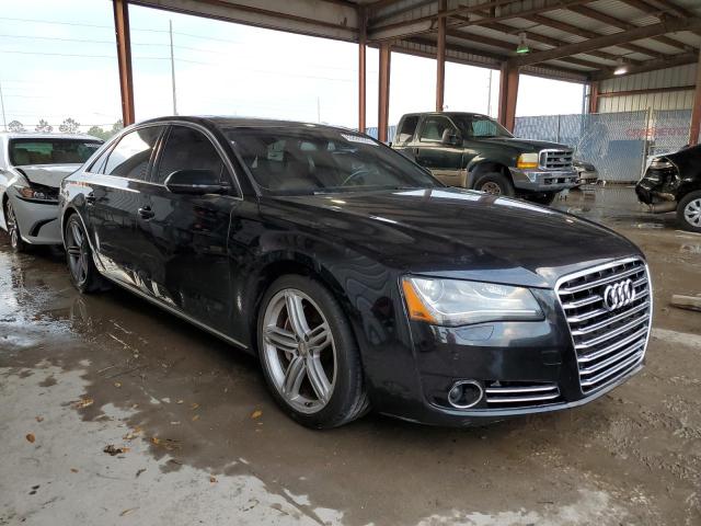 WAURGAFD1DN000808 - 2013 AUDI A8 L QUATTRO BLACK photo 4