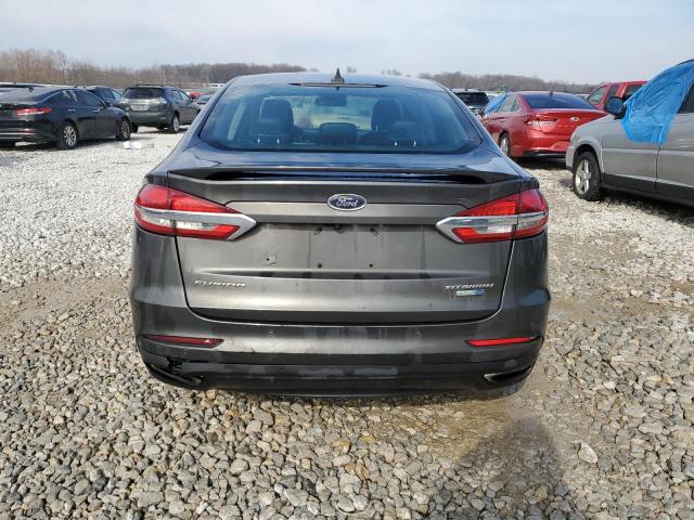 3FA6P0D95LR117520 - 2020 FORD FUSION TITANIUM GRAY photo 6