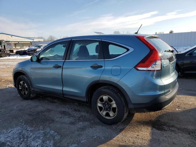 2HKRM4H32EH614110 - 2014 HONDA CR-V LX GREEN photo 2