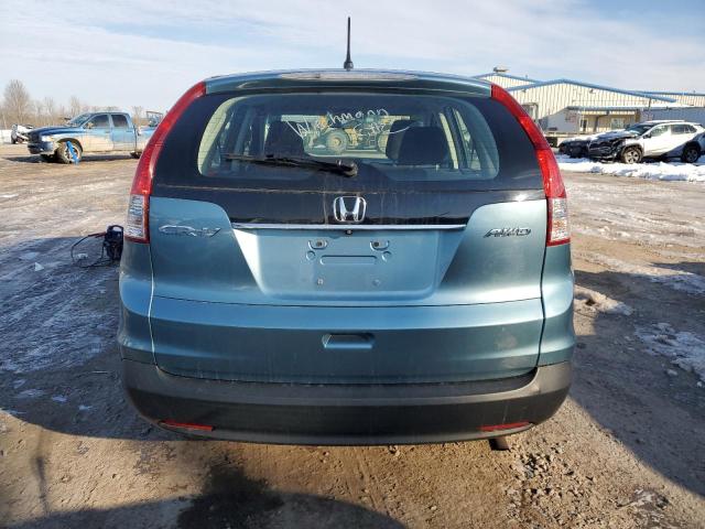 2HKRM4H32EH614110 - 2014 HONDA CR-V LX GREEN photo 6