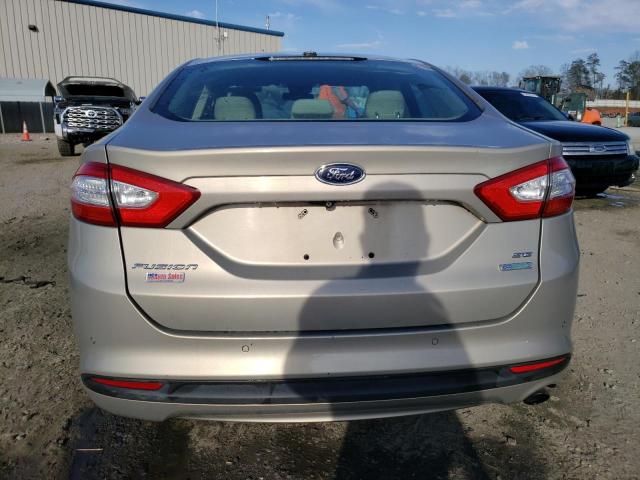 3FA6P0HD0GR121155 - 2016 FORD FUSION SE GOLD photo 6